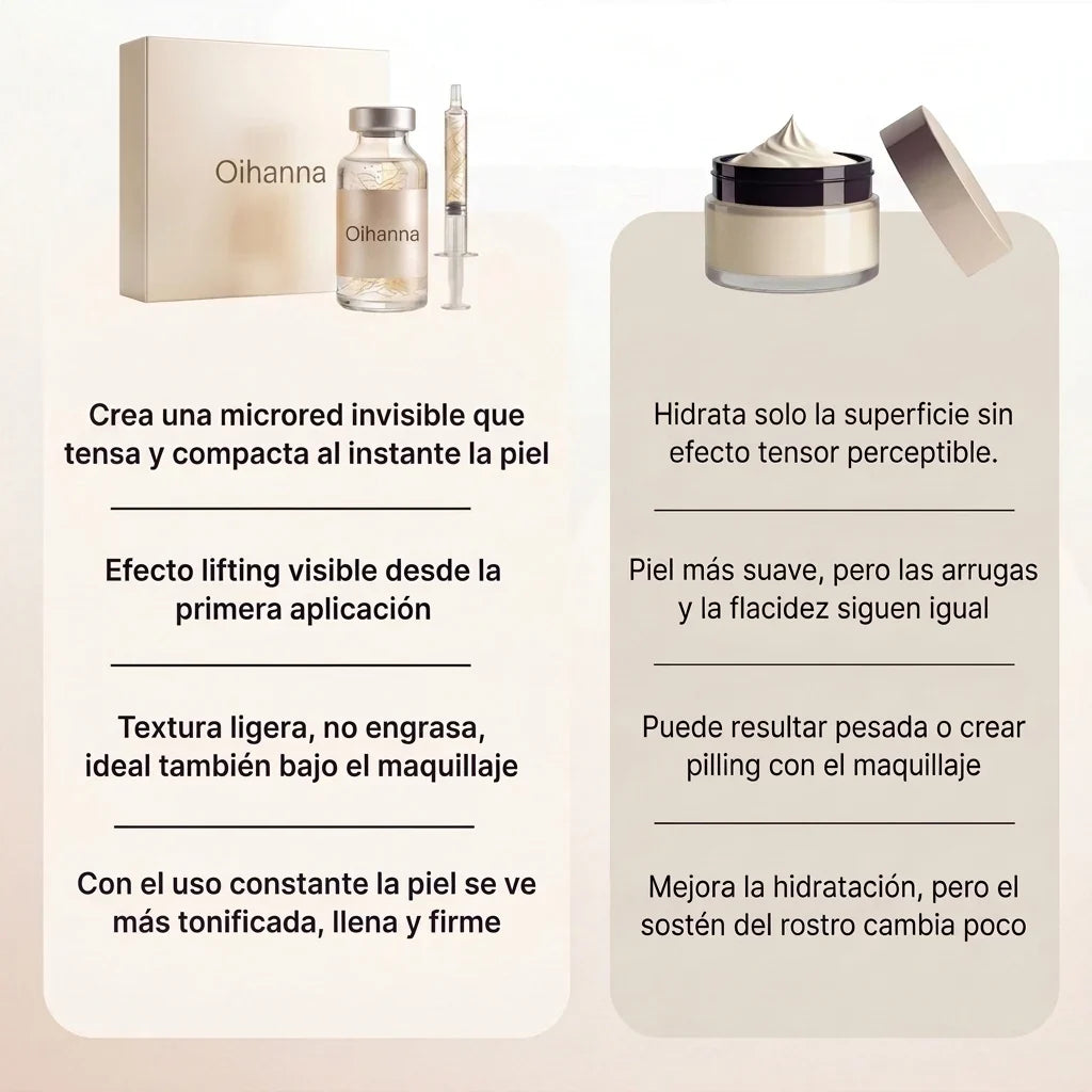 Comparativa sérum vs crema
