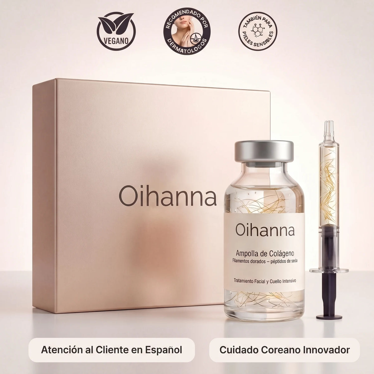 Sérum coreano Oihanna con jeringa