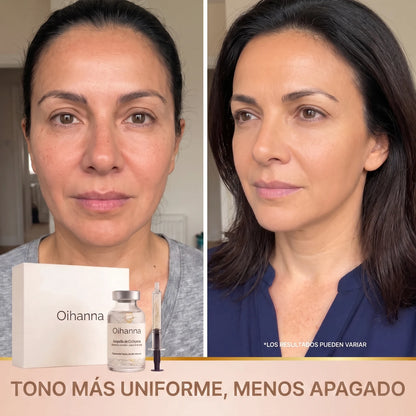 Tono más uniforme, menos apagado