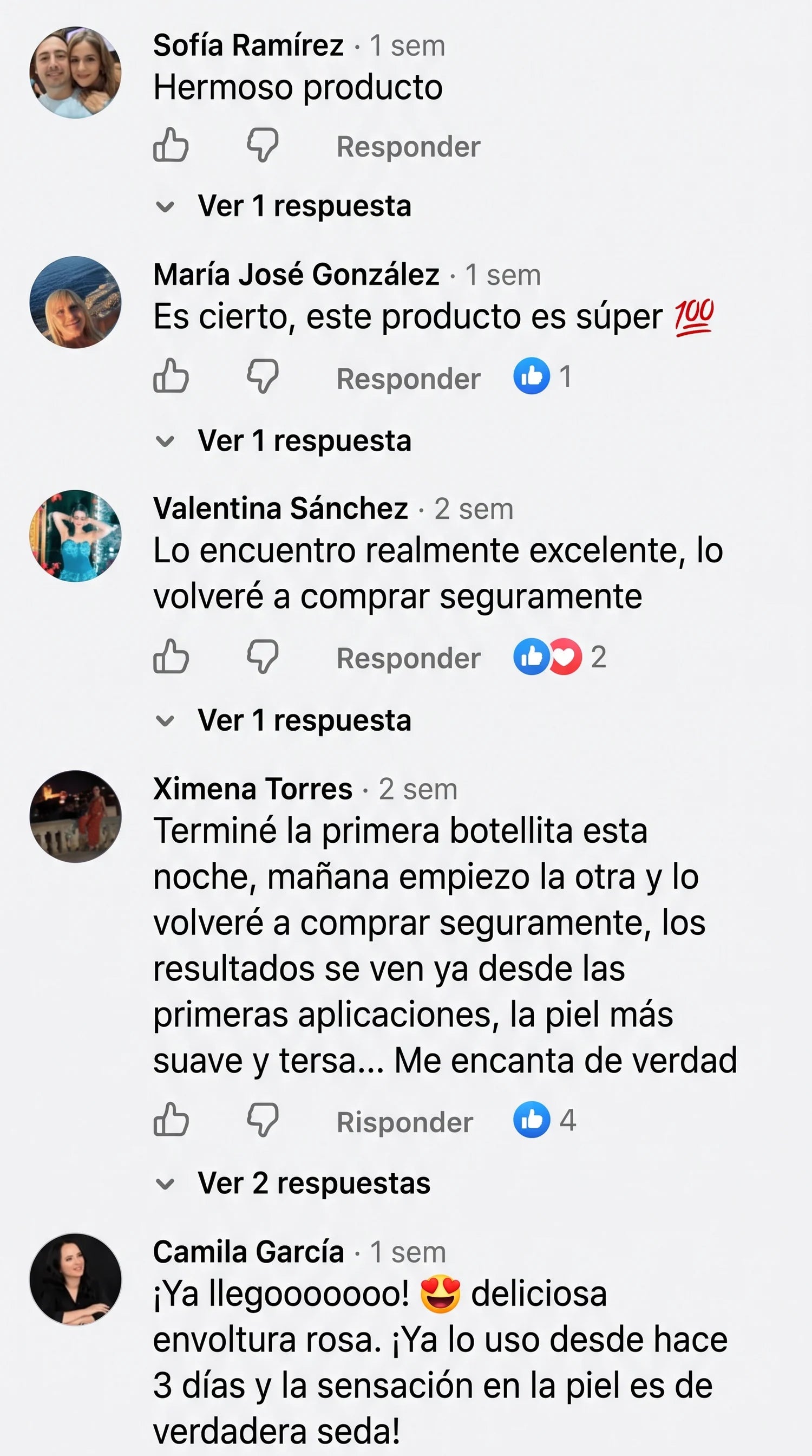 Comentario de Facebook de una clienta de Oihanna 6
